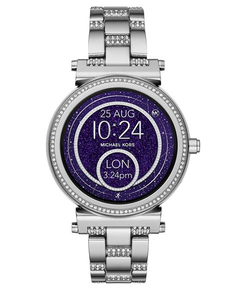 michael michael kors women's sofie smart bracelet watch 42mm|Michael Kors Access Women's Sofie Stainless Steel Bracelet.